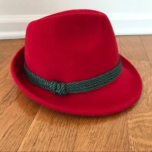 Octoberfest red hat - wool
